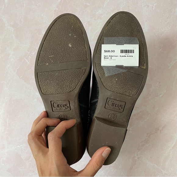 Sam Edelman • Suede Ankle Boots • 8 - Picture 8 of 8